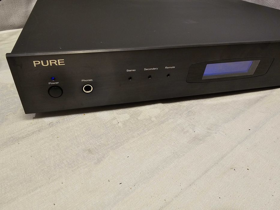 Pure DRX-701ES DAB/FM/AM Digital Radio Tuner designed for home audio systems.