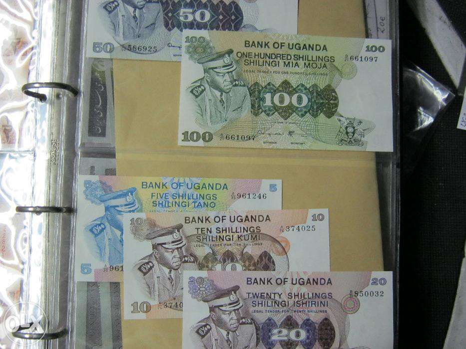 Colectie bancnote UNC,diverse tari.