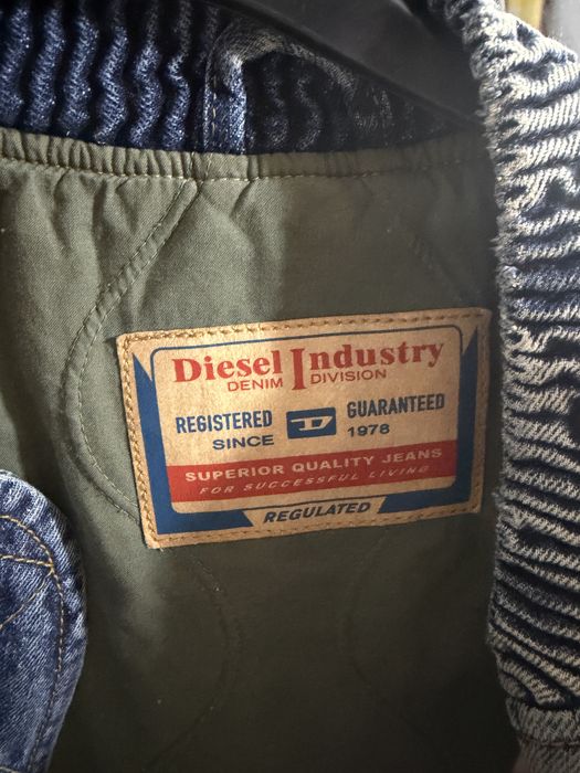 Geaca blug/denim Diesel military bomber