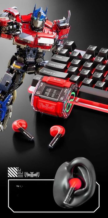 Casca wireless bluetooth Transformers Red MG c03 reducere