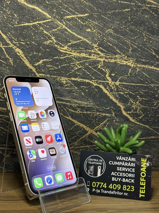 Iphone 12/128GB/2 Ani Garantie Centrul de Telefoane/rate