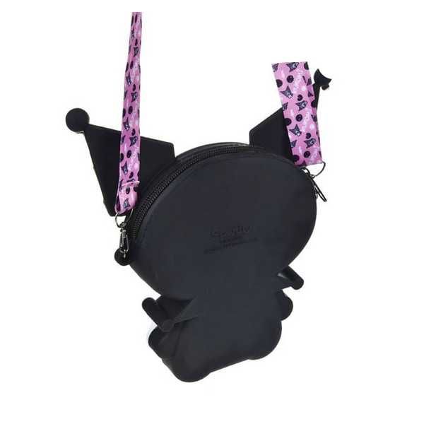 Силиконова чантичка Mercado Trade, За момичета, Черен-Бял