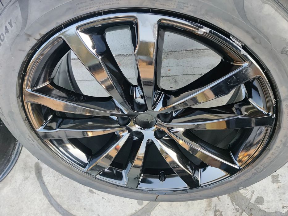 1x Janta aliaj 20'' Negru lucios Jaguar E Pace / F pace anvelopa 235/50R20 Pirelli J9C3-JA SDG / J9CM-AA GB
