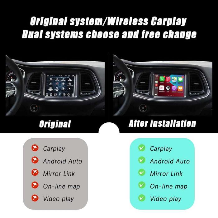 CarPlay / Android Auto модул за Dodge Challenger (2013–2016)