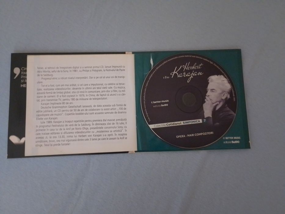 Vând CD Bach și Karajan