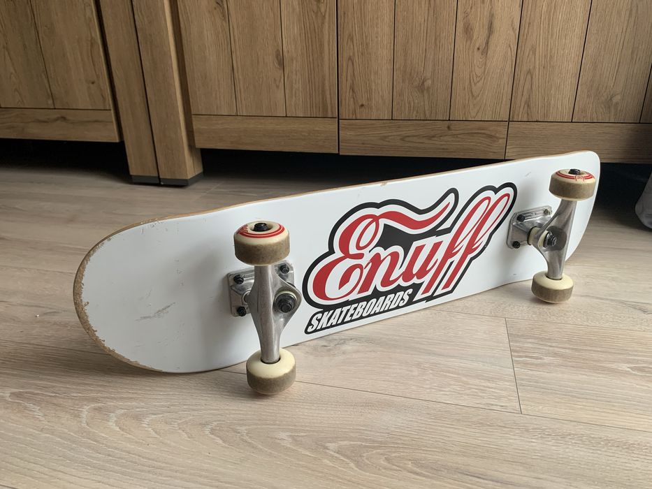 Skateboard Enuff Classic Logo White 7.75inch
