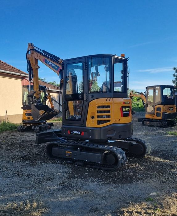 Miniexcavator Lubeck Ex-400, Motor KUBOTA~Nou~Garantie 2ani