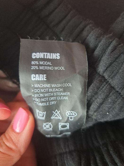 DEMOBAZA дълъг черен панталон