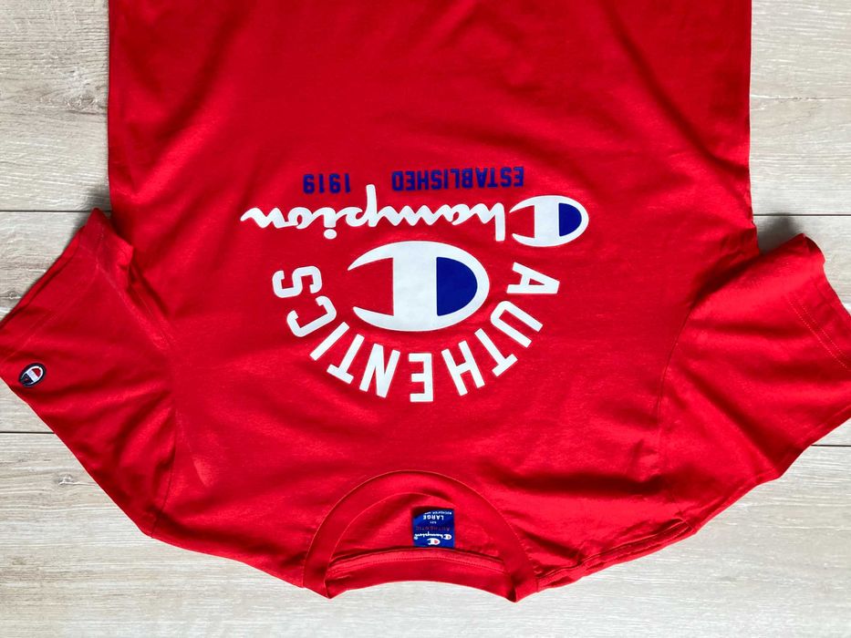 Champion мъжка червена тениска размер L