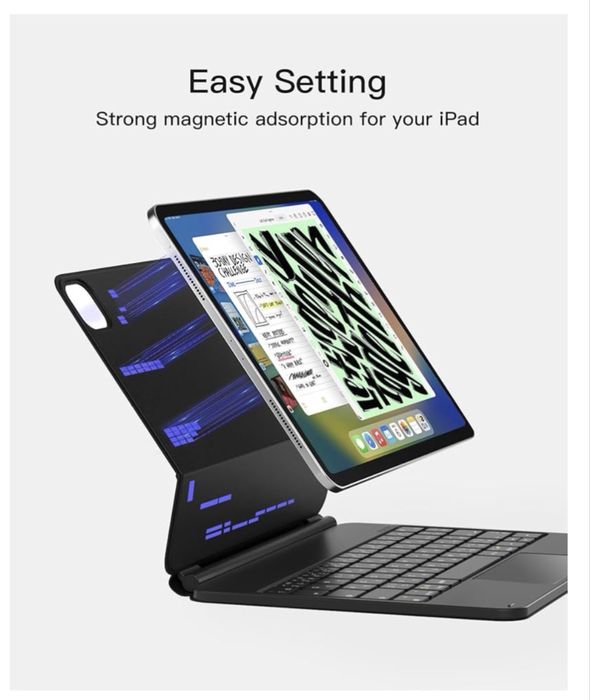 Tastatura/Husă magnetică Inateck Ipad Air 11