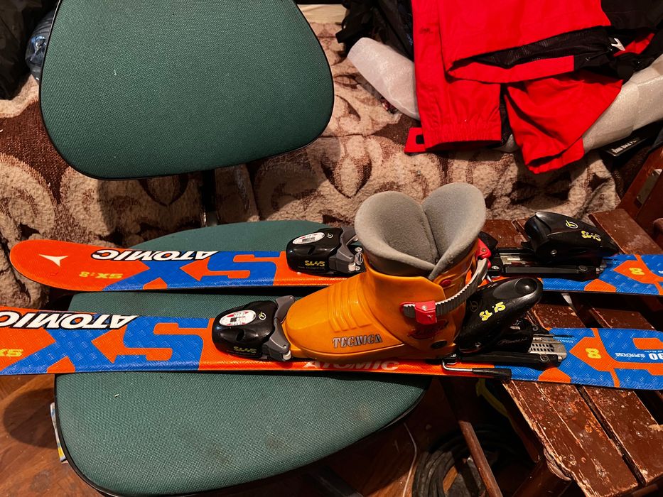 Детски ски ATOMIC 90 см , комплект с обувки EU 14,5