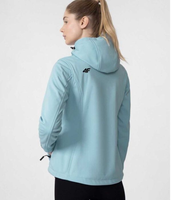 Jachetă softshell iarna, membrana 5000, polar verso, bleu, 4F, nou