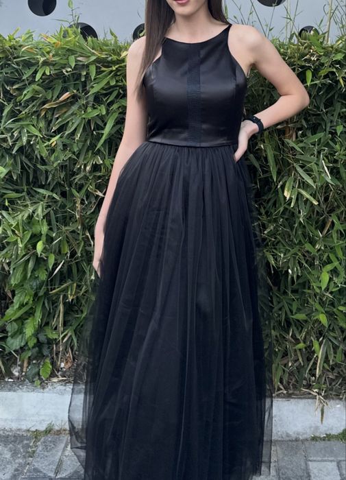 Дълга рокля с тюл Junona