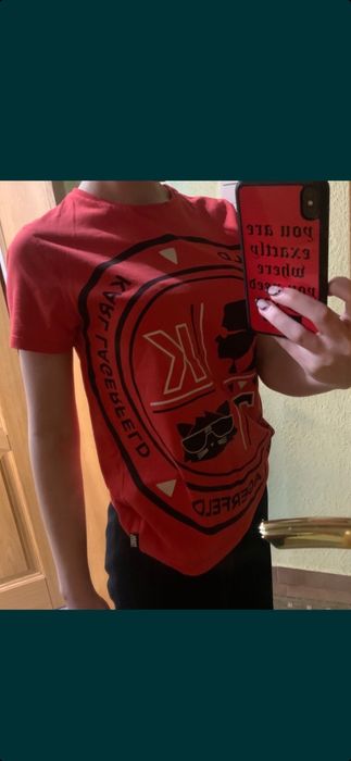 Karl lagerfeld детска тениска