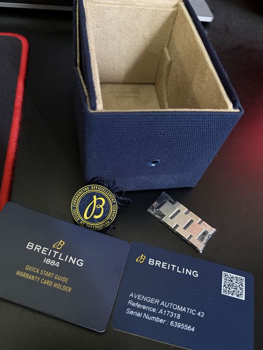 Breitling Avenger 43 - 2 години гаранция.