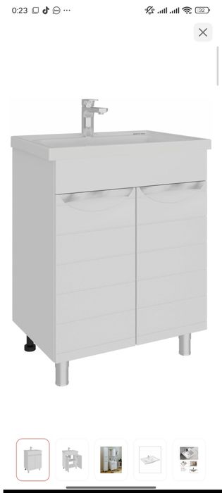 Раковина с тумбой в ванну