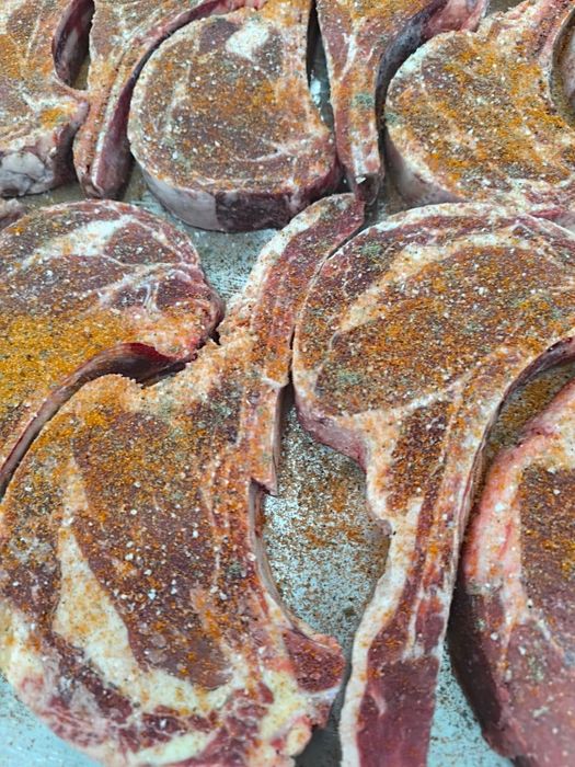 Стейк жылқы сиыр етінен