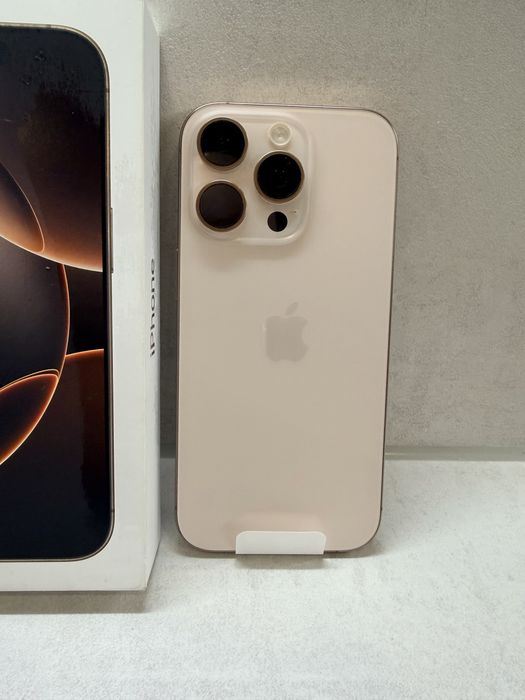 Като Нов! iPhone 16 Pro 256GB Desert Titanium 94% Battery
