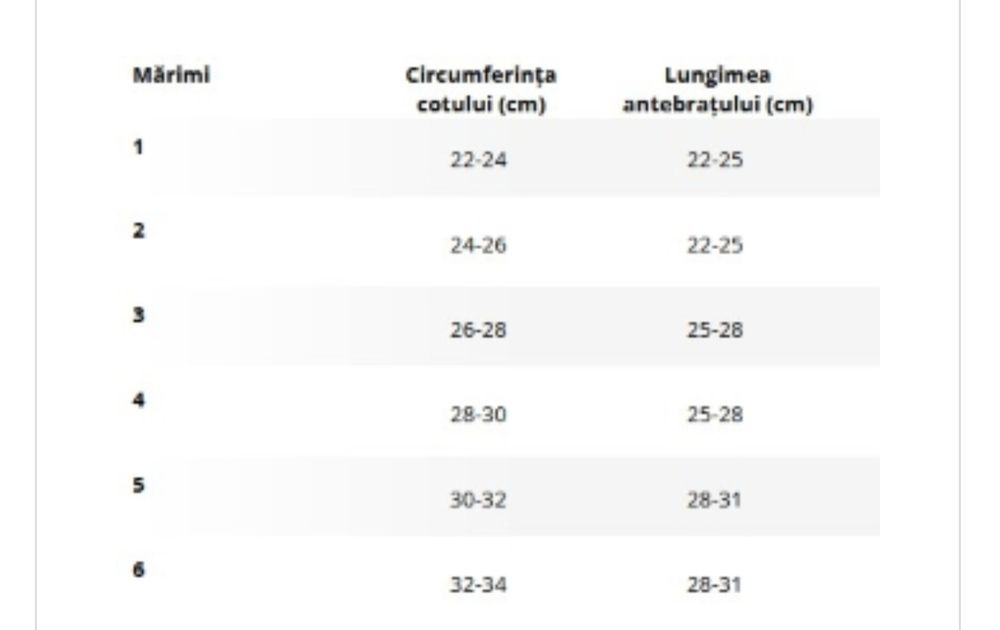 Orteza de incheietura mainii mana cot fixa, Triamed, Triafix Elbow, marimea 2 stanga