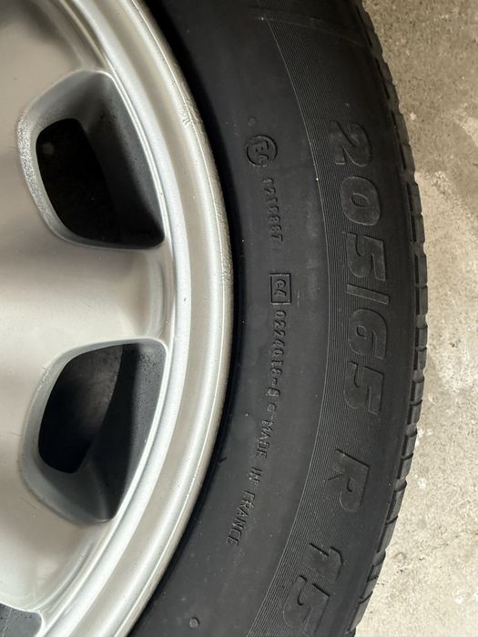 4 бр. алуминиеви джанти Mercedes 15” 5x112 с гуми