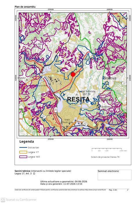 Teren de vânzare Calea Caransebeșului km 4- Reșița