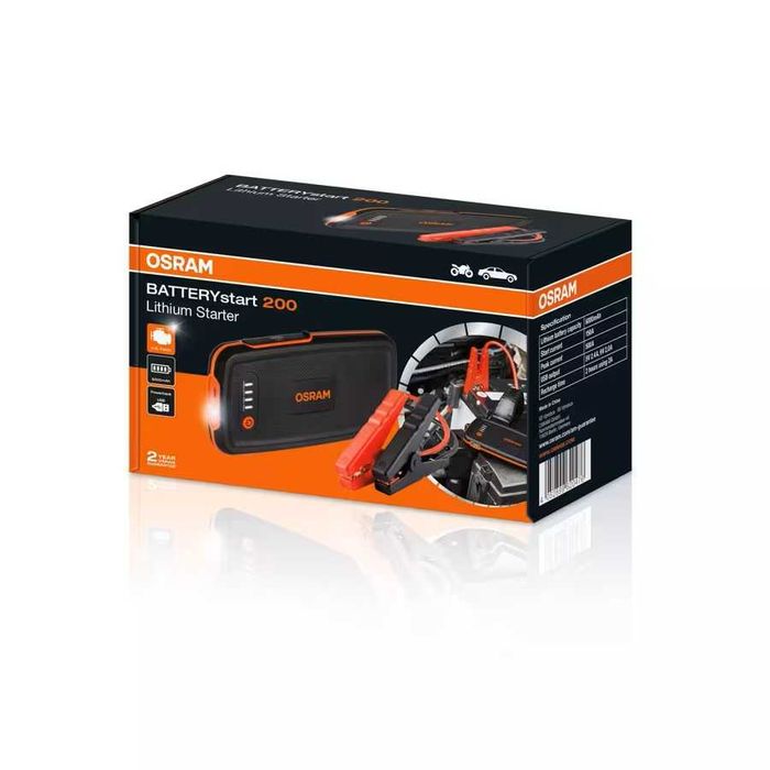 Старт устройство(booster/jump starter) OSRAM BATTERYstart 200(OBSL200)