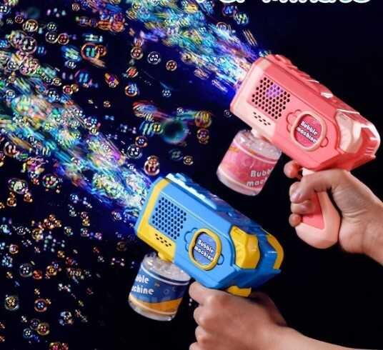 Автоматичен пистолет за сапунени бални с батерии