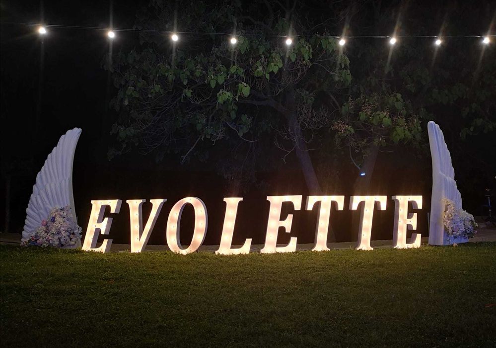 Litere Volumetrice Luminoase - Nunta Botez Majorat Aniversari
