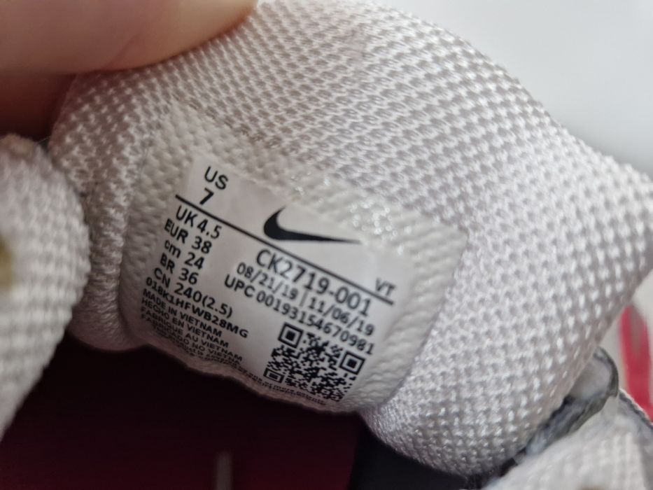 Nike Vapormax 360 red and white 2020 marimea 38