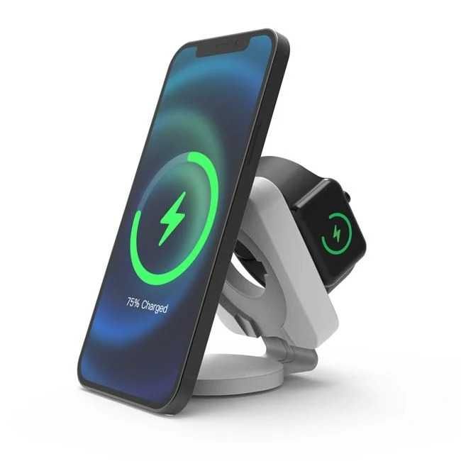Incarcator Wireless 3 in 1 pentru Telefon Mobil Ceas & Casti