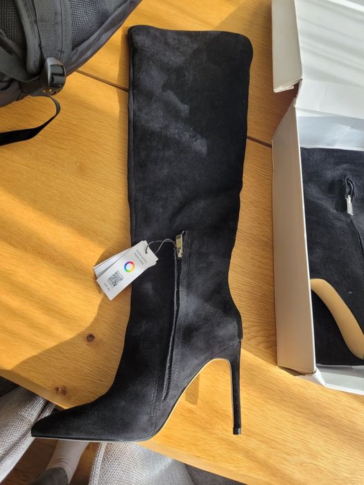 Дамски ботуши от велур