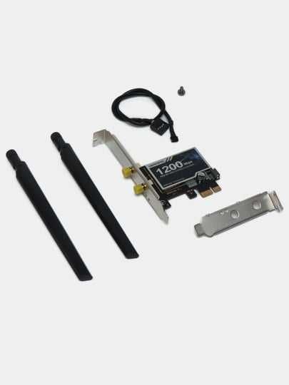 PCE-AX1800S-PCI-E Wifi 6 Двухдиапазонная PCI WiFi+Bluetooth ПК адаптер