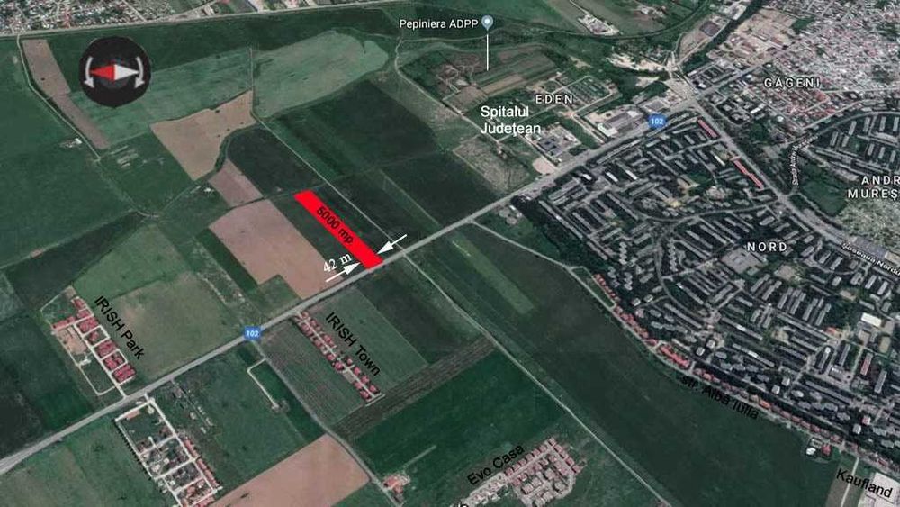 *Teren intravilan 5000mp-zona Spitalul Judetean Ploiesti*