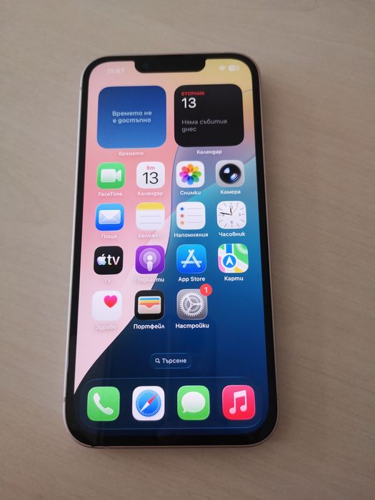 iPhone 13 Pink/100 %Battery health