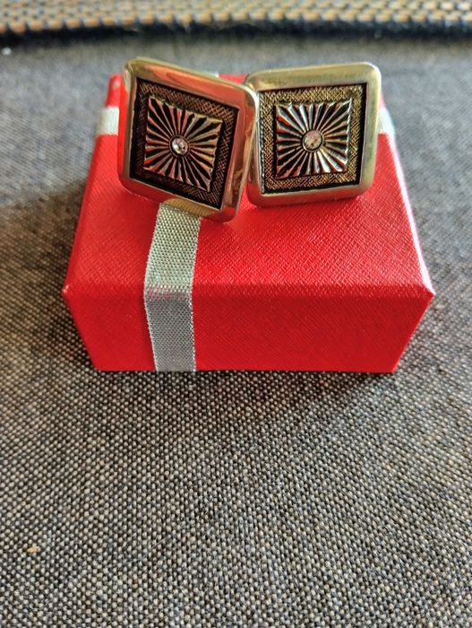 Ръкавели за риза, позлатени