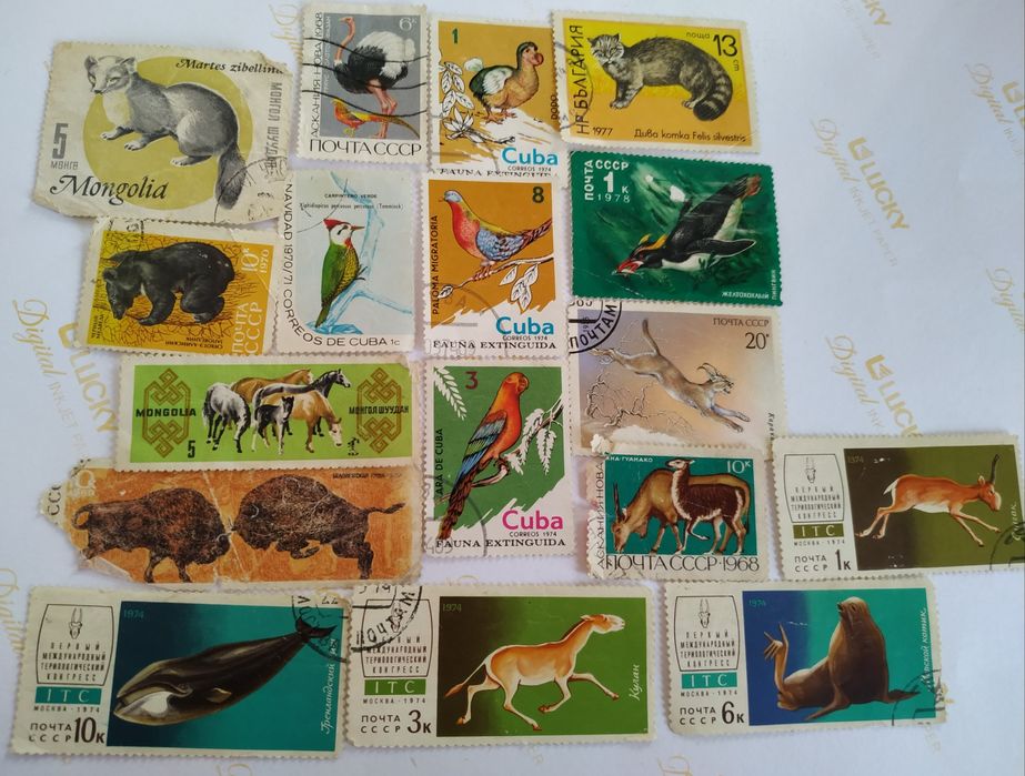 Марки Разных Стран.