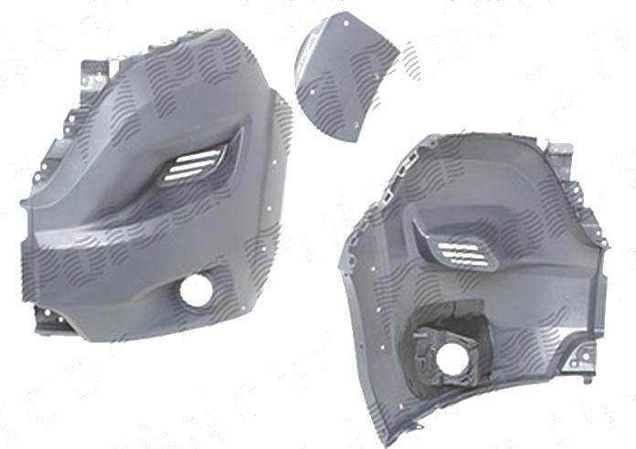 Flaps bara fata Peugeot Boxer, 06.2014-; Citroen Jumper, 06.2014-; Fiat Ducato, 06.2014-, fata, stanga/dreapta, versiune lunga, medie, fara ornament; texturat; gauri proiectoare