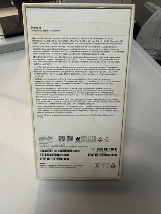 Iphone 15 Pink 128GB