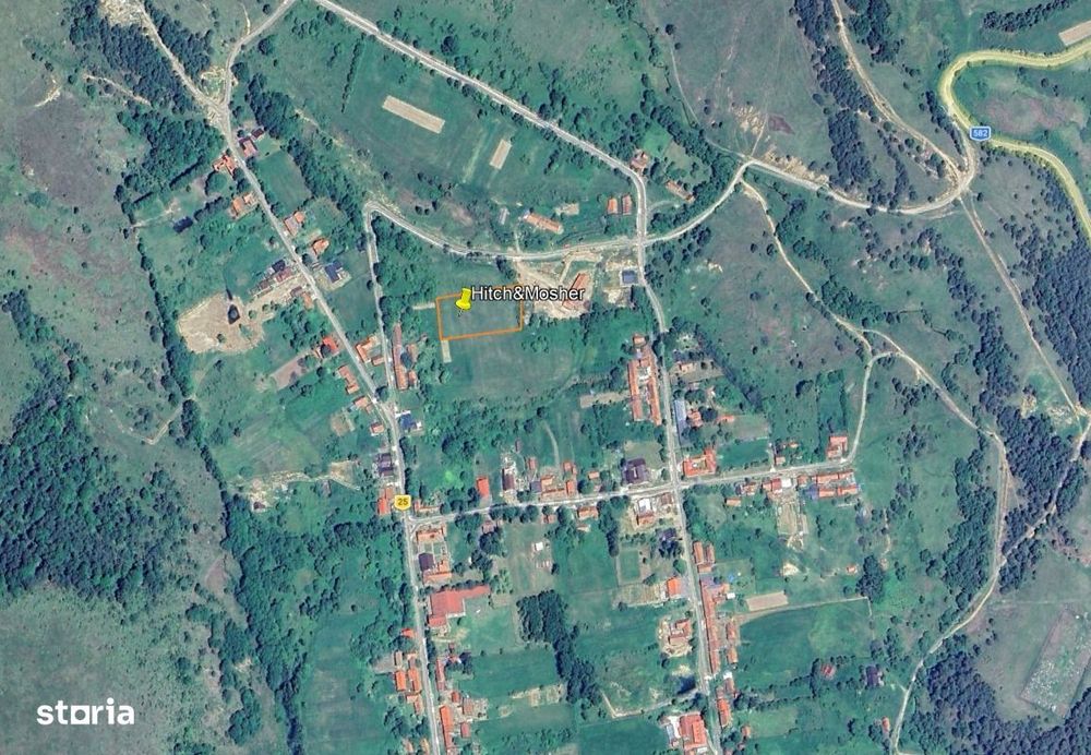Teren intravilan 3.939 mp Brebu Nou–Trei Ape, la poalele Munților Seme