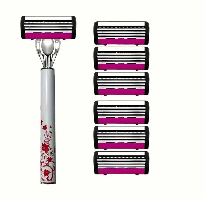 Бритвенный станок + лезвия 6шт.