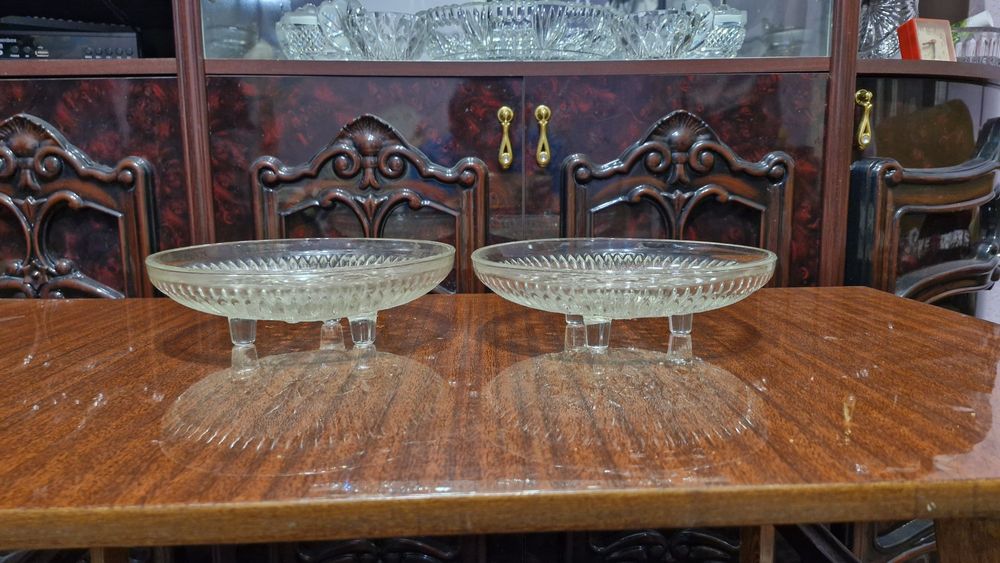 Советские стекляные вазы для фруктов,печенных 6 шт