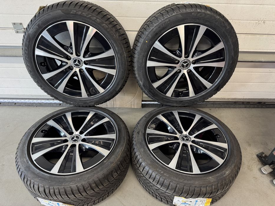 Jante Originale Mercedes R18 E class A213 W213 echipate cu iarna noi