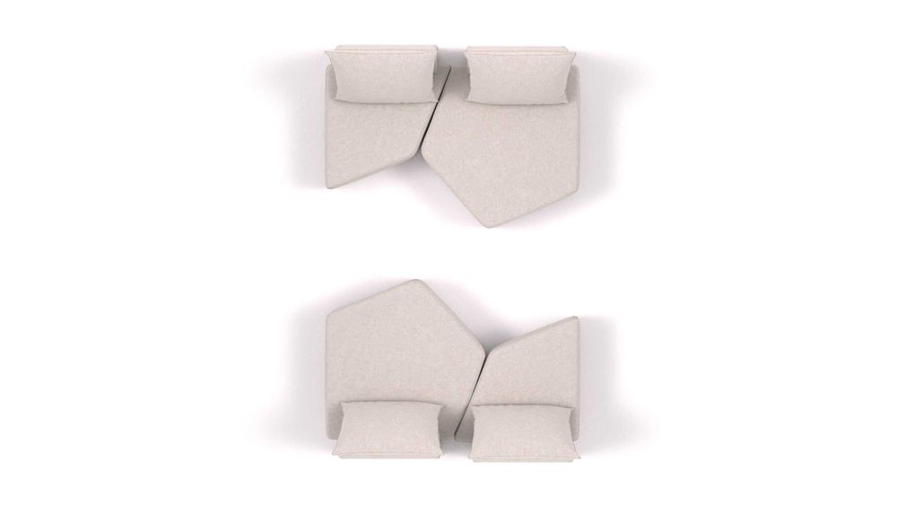 Модулен диван Feydom модел Matacao 2 Archipelago