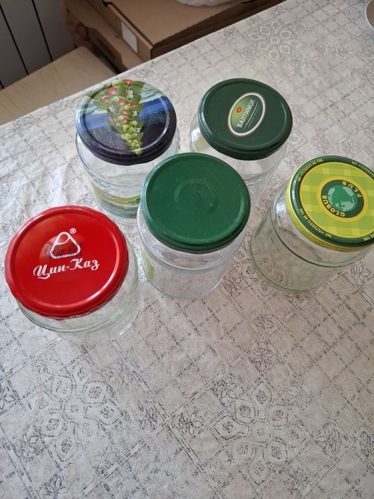 Банки 800гр с крышкой