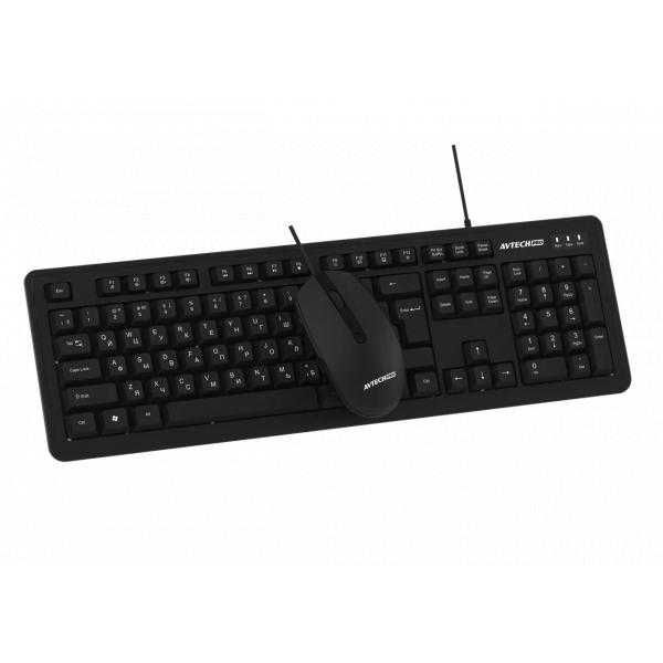 Комплект клавиатура+мышь AVTECH PRO C305 Black