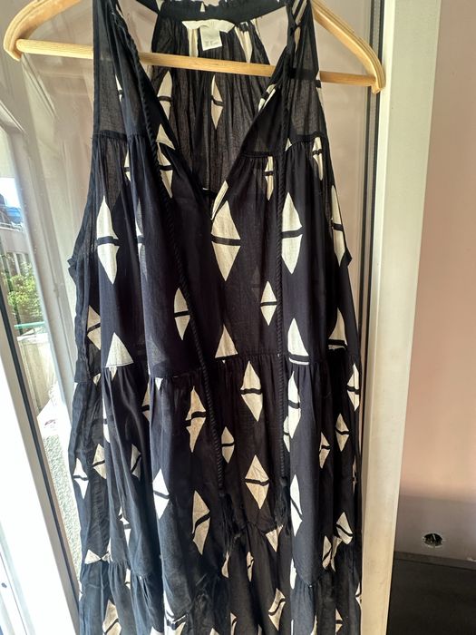 Дълга памучна рокля H&M