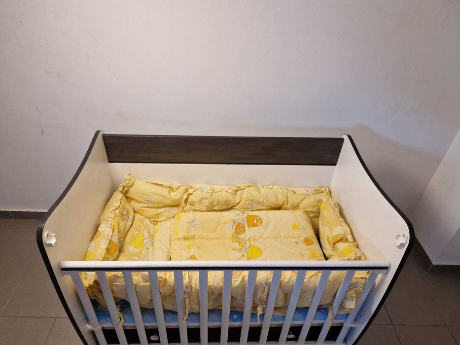 Pat bebe cu balansoar Dream 60x120 cm transformabil