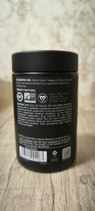 CoQ10 200 mg — Yurak quvvati va Hujayralar energiyasi!