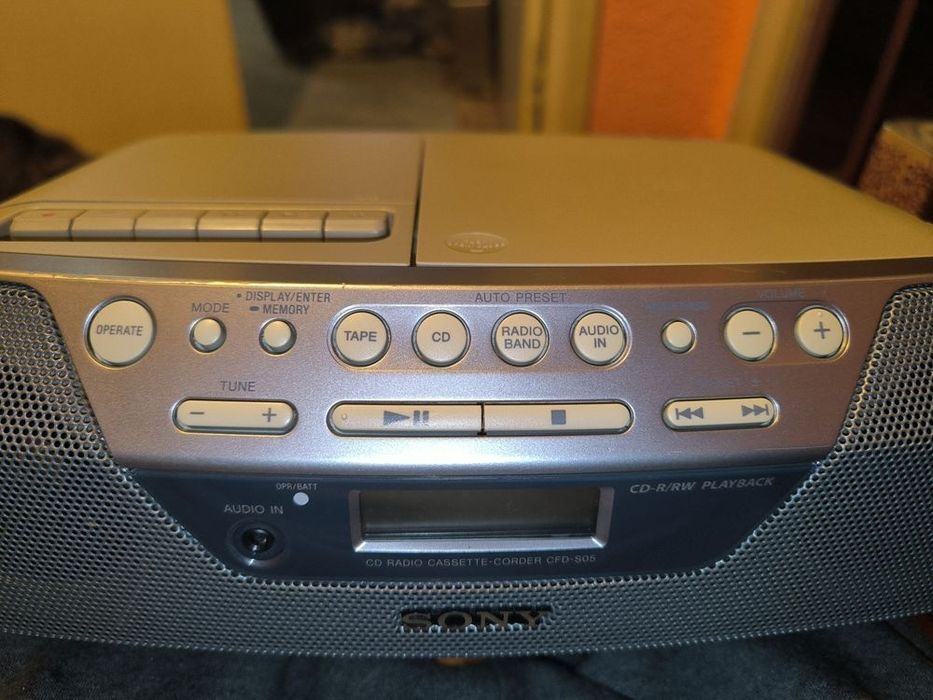 Sony CFD S-05 player radio,cd și casetă