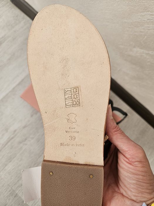 Les bagatelles сандали естествена кожа